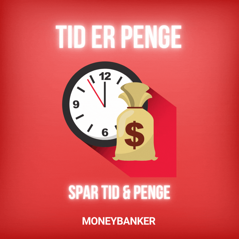 Sammenlign billige lån på Moneybanker