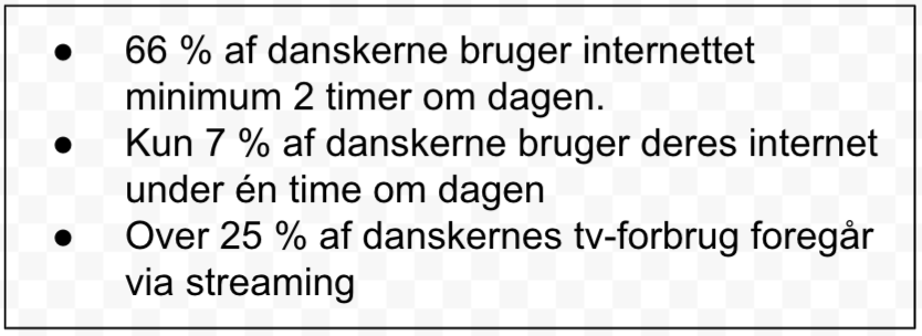 danskernes forbrug af internet