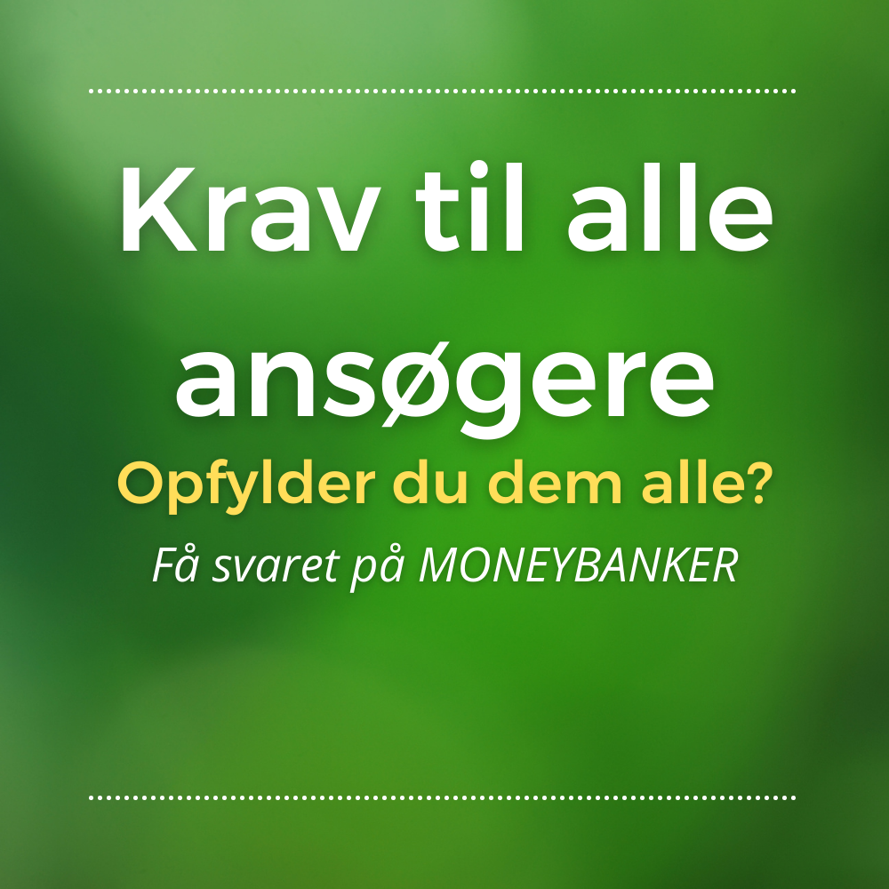 Krav for at låne penge